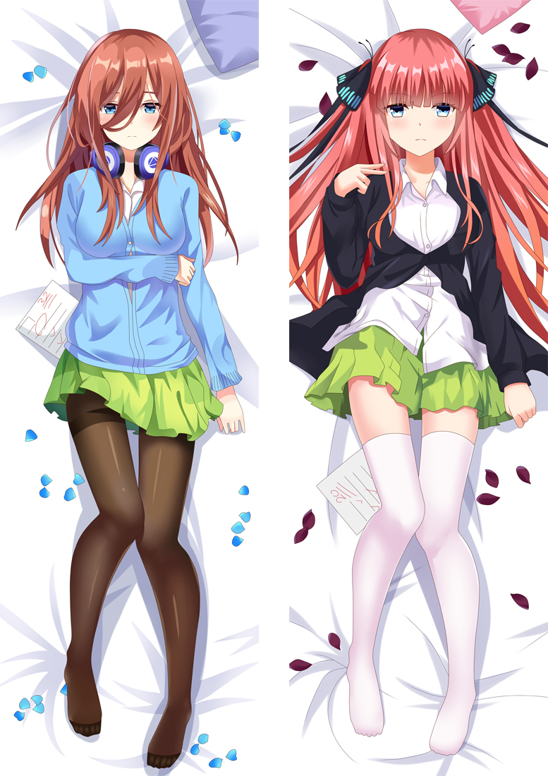 The Quintessential Quintuplets Miku Nakano Nakano Nino Anime Dakimakura Pillow 3D Japanese Lover Pillow