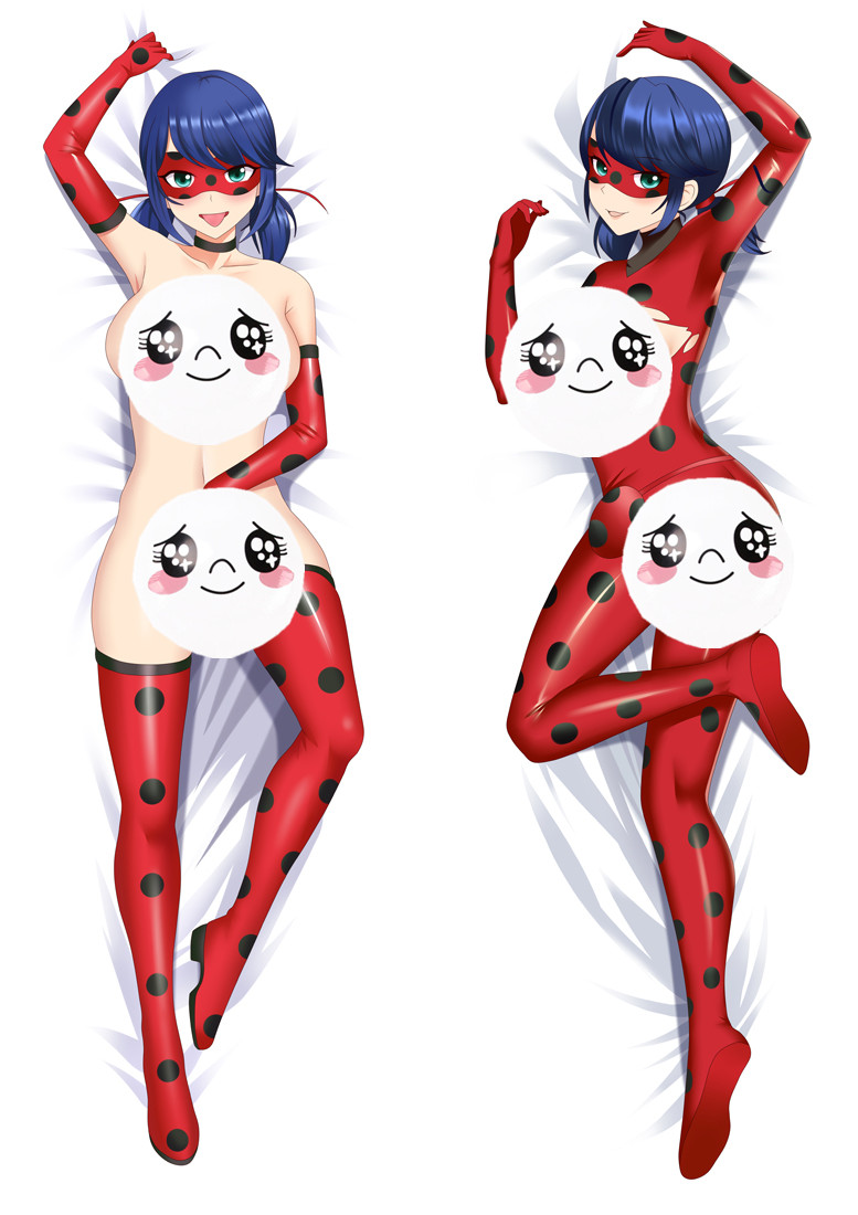 Miraculous Tales of Ladybug Cat Noir Anime Dakimakura Pillow 3D Japanese Lover Pillow