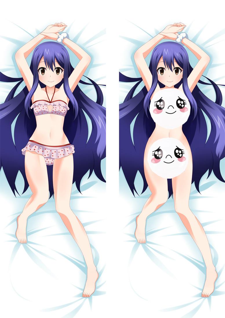 Fairy Tail Wendy Marvell Anime Dakimakura Pillow 3D Japanese Lover Pillow