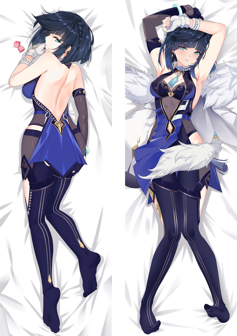 Genshin Impact Ye Lan Anime Dakimakura Pillow 3D Japanese Lover Pillows