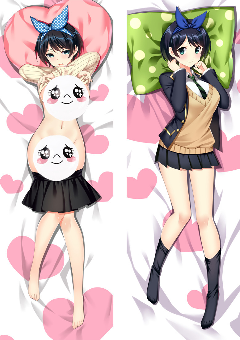 Kanojo, Okarishimasu Sarashina Ruka Anime Dakimakura Pillow 3D Japanese Lover Pillows