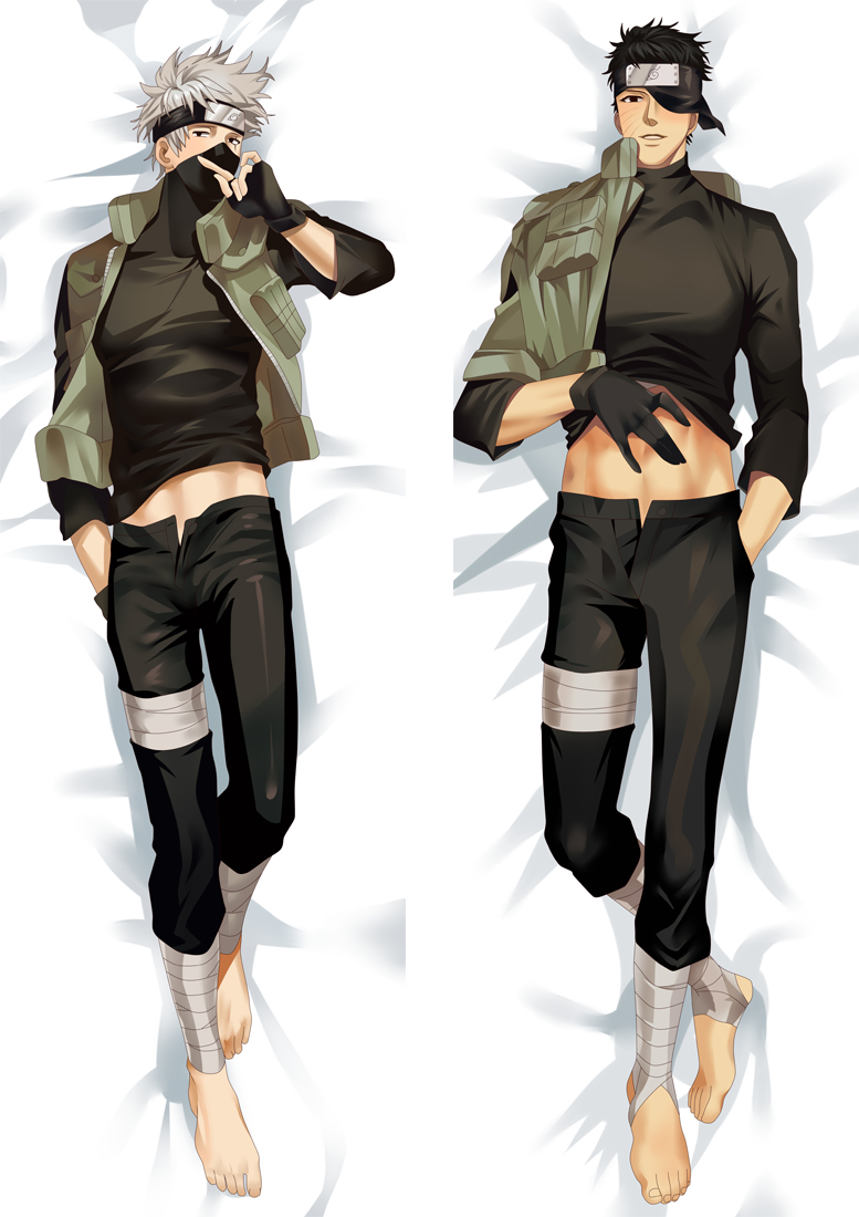 NARUTO Kakashi Hatake & Sasuke Uchiha Anime Dakimakura Pillow 3D Japanese Lover Pillows