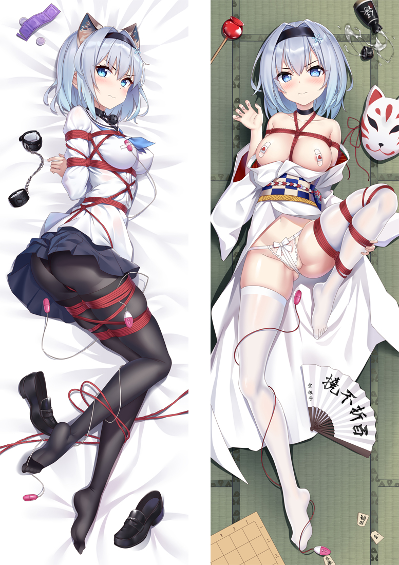 The Ryuo\'s Work is Never Done! Ginko Sora Anime Dakimakura Pillow 3D Japanese Lover Pillows