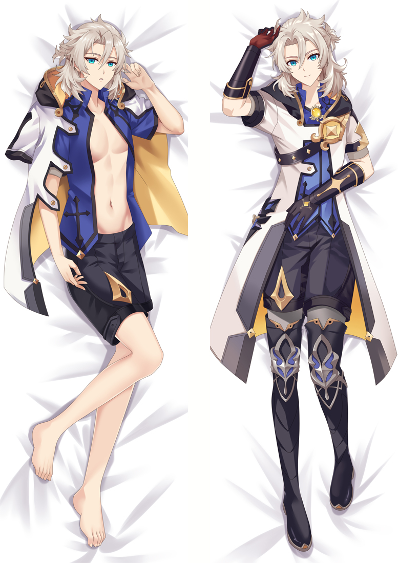 Genshin Impact Albedo Anime Dakimakura Pillow 3D Japanese Lover Pillows