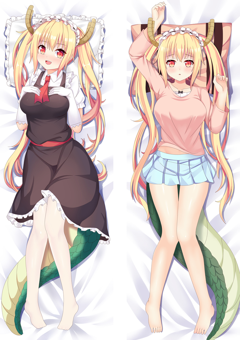 Miss Kobayashis Dragon Maid Tohru Anime Dakimakura Pillow 3D Japanese Lover Pillows