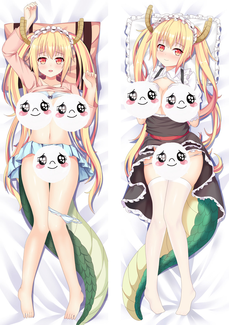 Miss Kobayashis Dragon Maid Tohru Anime Dakimakura Pillow 3D Japanese Lover Pillows