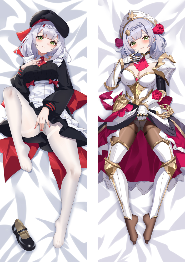 Genshin Impact Noelle Anime Dakimakura Pillow 3D Japanese Lover Pillows