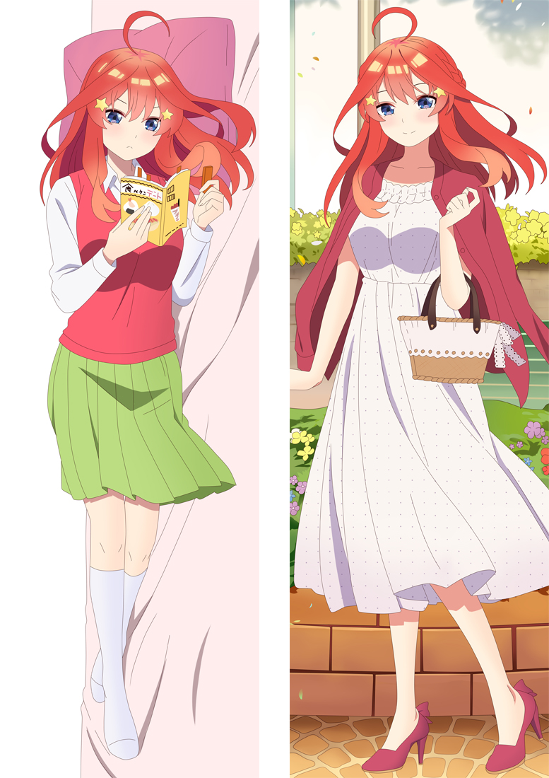 The Quintessential Quintuplets Nakano Itsuki Anime Dakimakura Pillow 3D Japanese Lover Pillows