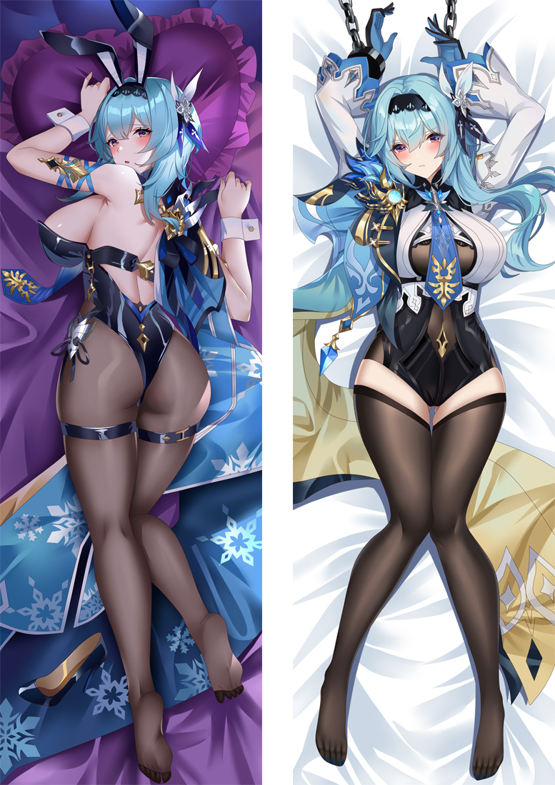 Genshin Impact Eula Anime Dakimakura Pillow 3D Japanese Lover Pillows