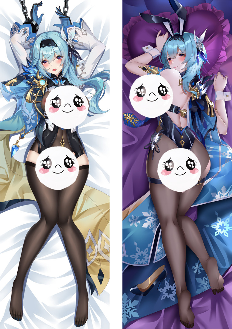 Genshin Impact Eula Anime Dakimakura Pillow 3D Japanese Lover Pillows