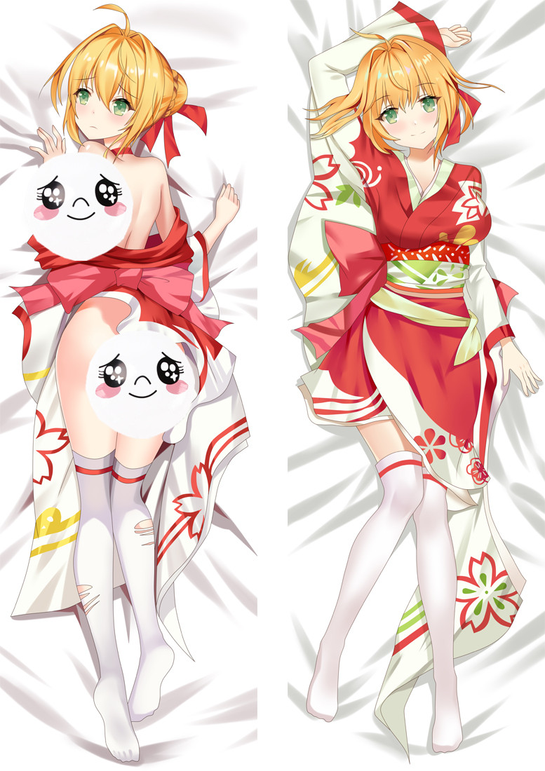 Fate Grand Order Saber Nero Anime Dakimakura Pillow 3D Japanese Lover Pillows