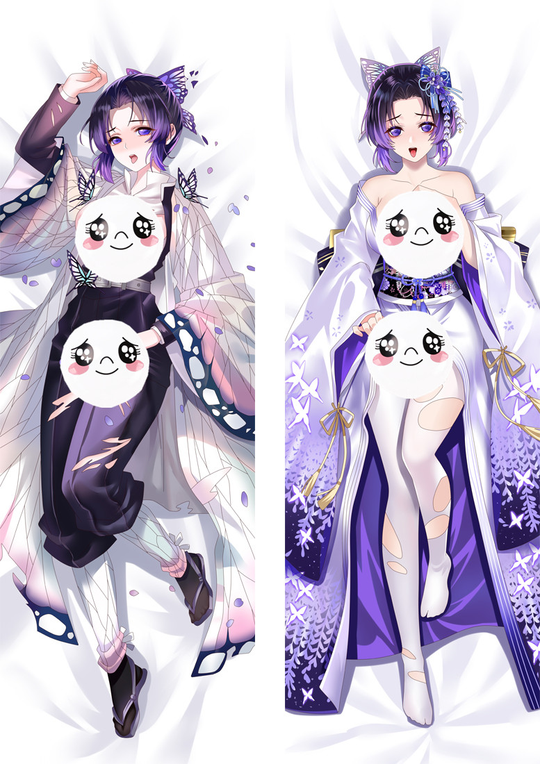 Demon Slayer Kimetsu no Yaiba Kochou Shinobu Anime Dakimakura Pillow 3D Japanese Lover Pillow