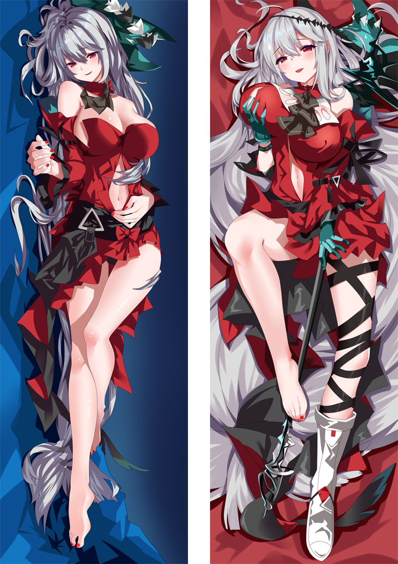 Arknights Skadi the Corrupting Heart Anime Dakimakura Pillow 3D Japanese Lover Pillow