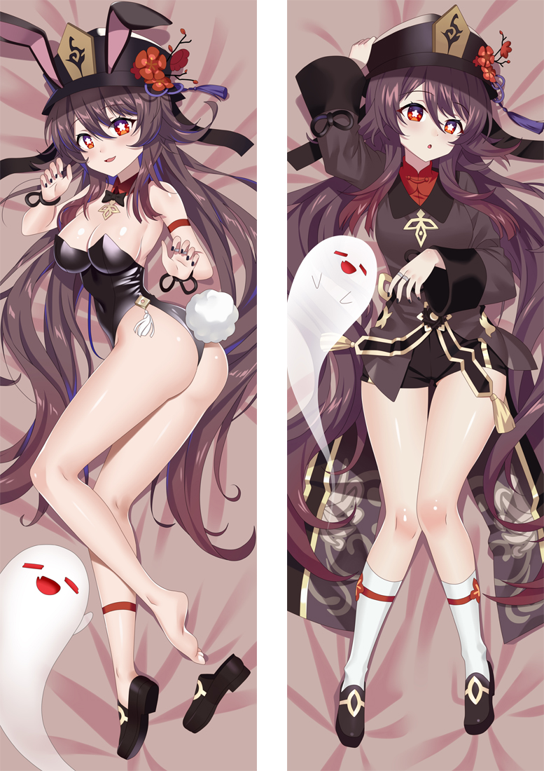 Genshin Impact Hutao Anime Dakimakura Pillow 3D Japanese Lover Pillow