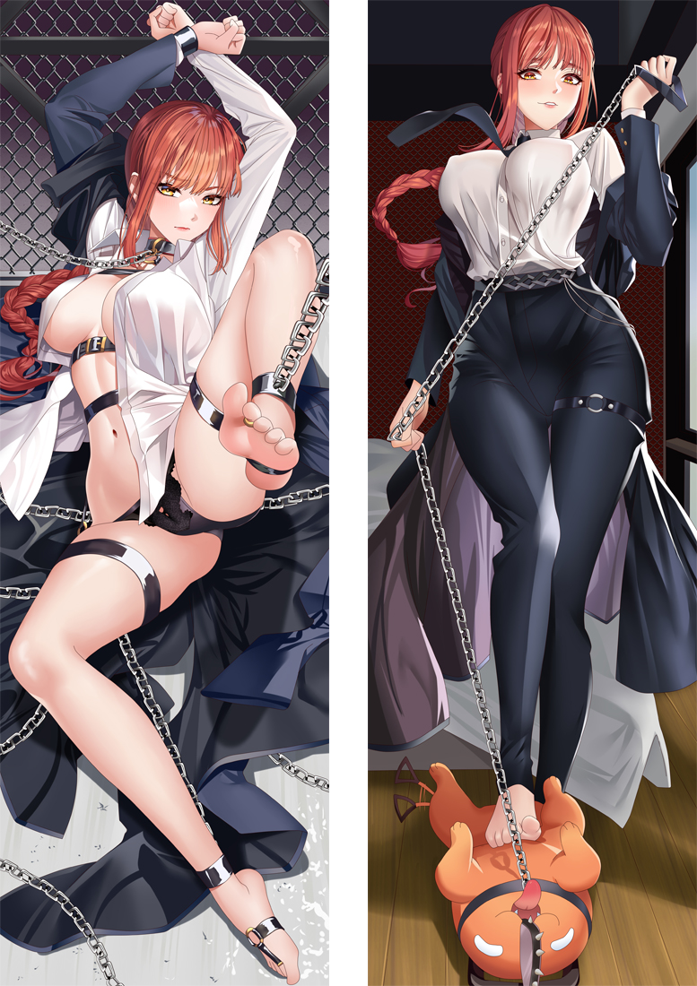 Chainsaw Man Makima Anime Dakimakura Pillow 3D Japanese Lover Pillow