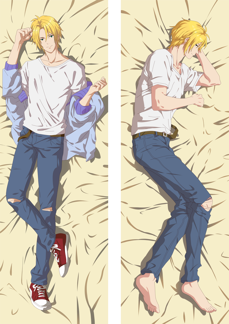 Banana Fish Ash Lynx Anime Dakimakura Pillow 3D Japanese Lover Pillowcase