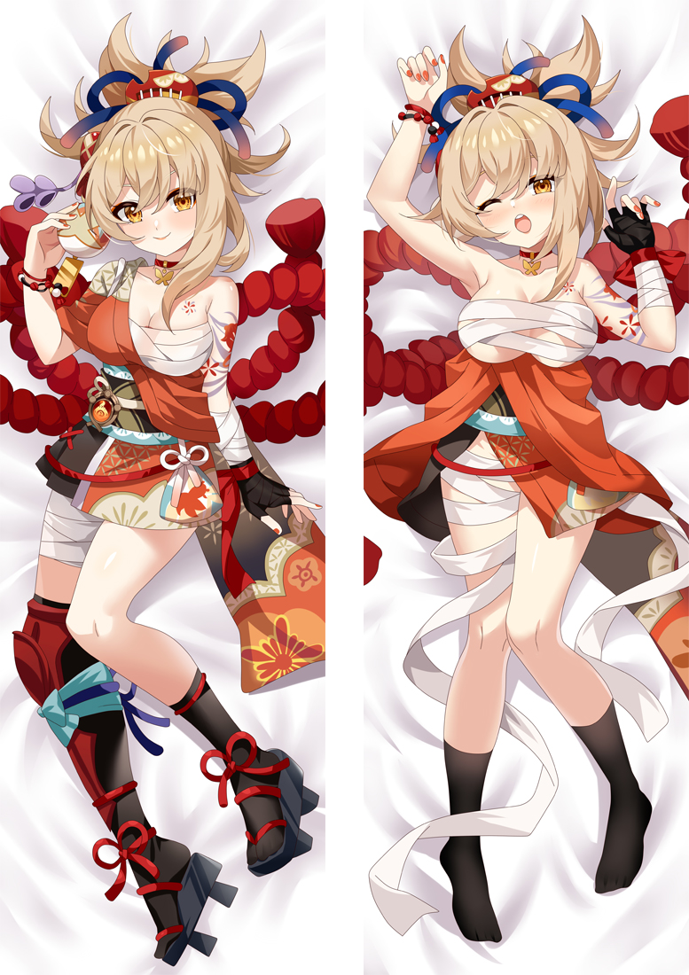 Genshin Impact Klee Anime Dakimakura Pillow 3D Japanese Lover Pillowcase