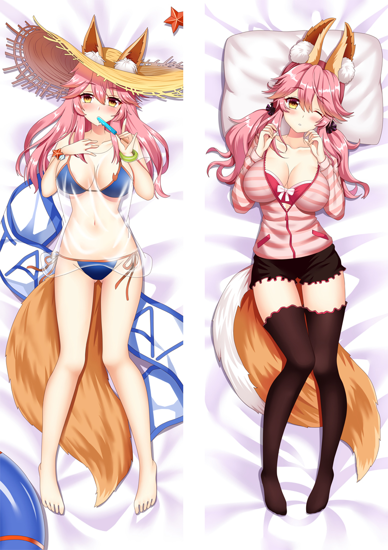 FateGrand Order FGO Tamamo no Mae Anime Dakimakura Pillow 3D Japanese Lover Pillowcase