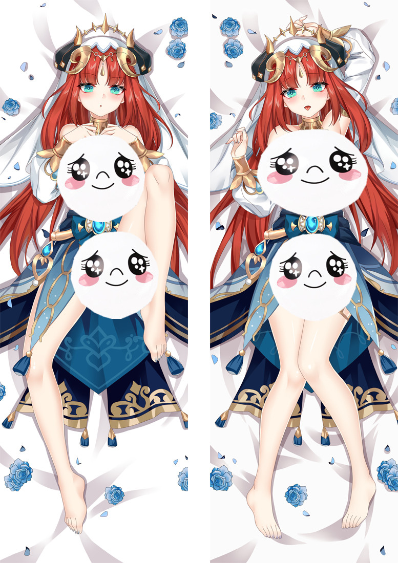 Genshin Impact Nilou Anime Dakimakura Pillow 3D Japanese Lover Pillowcase