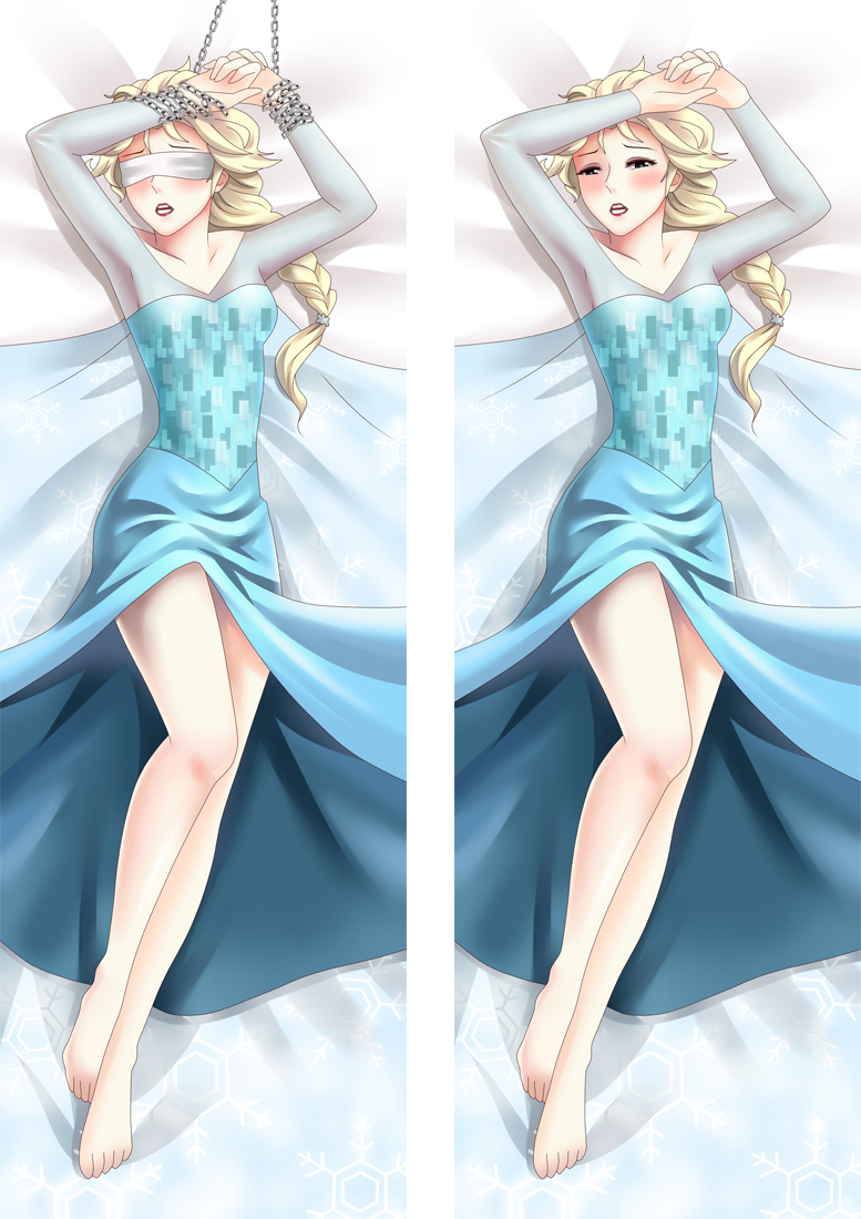 Frozen Elsa Anime Dakimakura Pillow 3D Japanese Lover Pillowcase