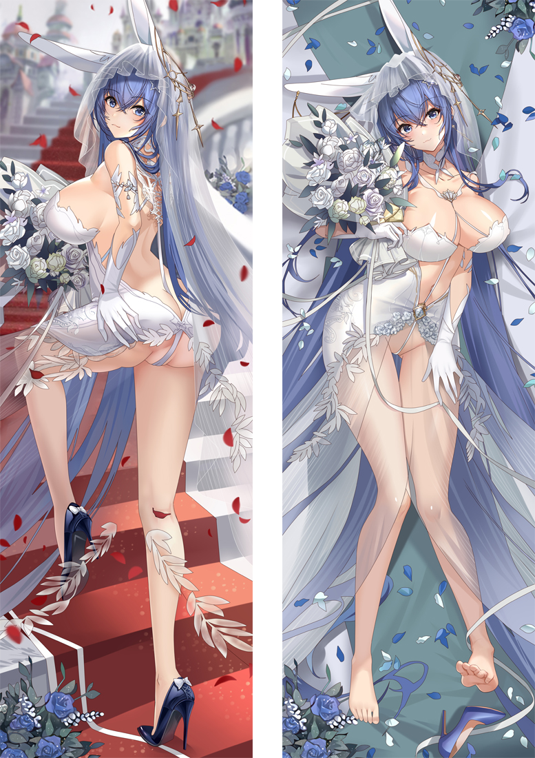 Azur Lane USS NEW JERSEY Anime Dakimakura Pillow 3D Japanese Lover Pillowcase