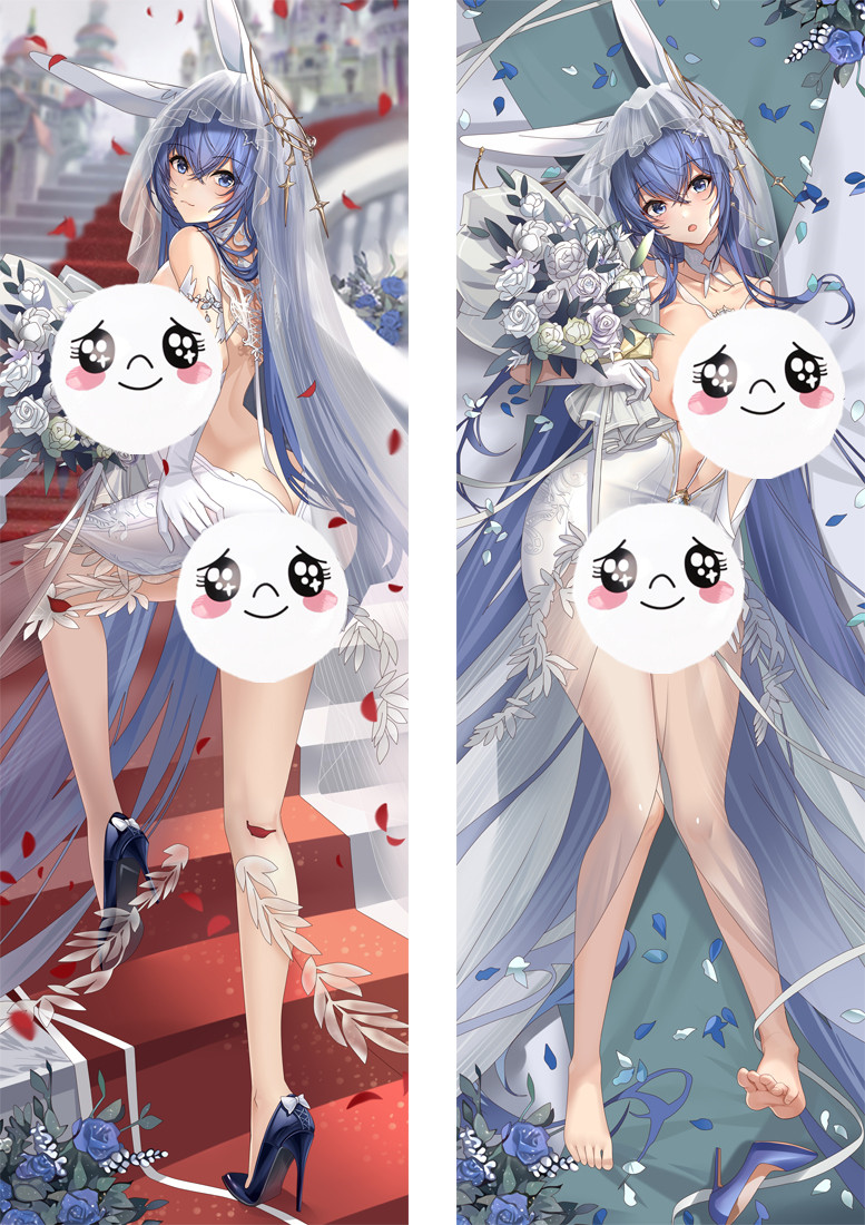 Azur Lane USS NEW JERSEY Anime Dakimakura Pillow 3D Japanese Lover Pillowcase