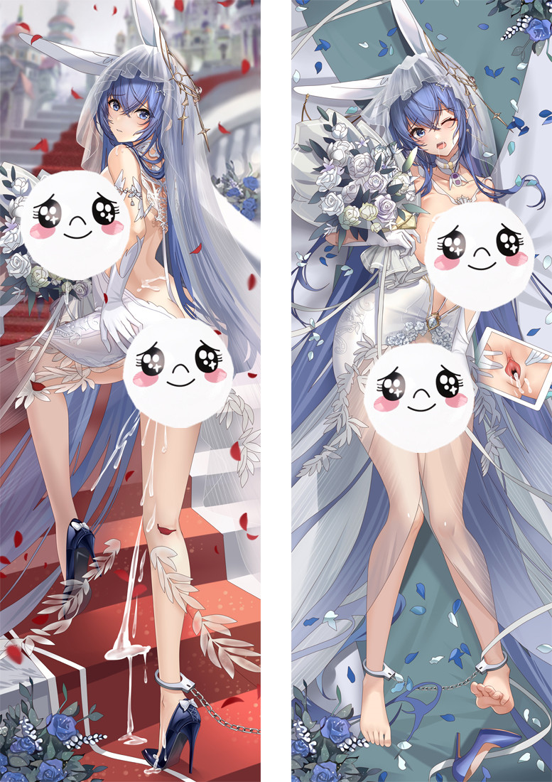 Azur Lane USS NEW JERSEY Anime Dakimakura Pillow 3D Japanese Lover Pillowcase