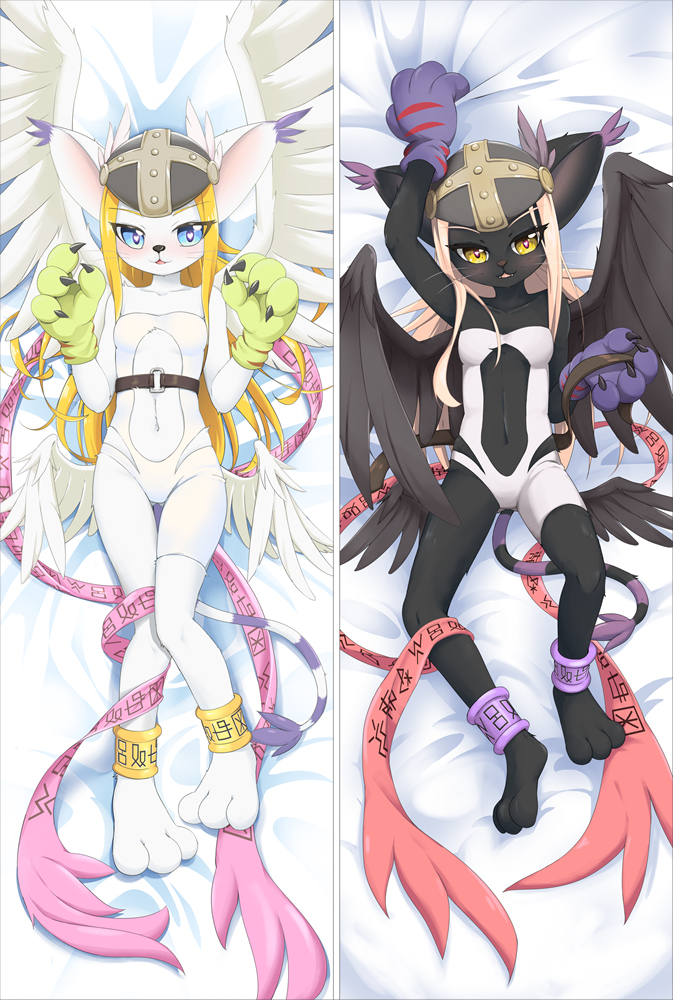 Digimon Adventure Tailmon Anime Dakimakura Japanese Hugging Body Pillow Covers