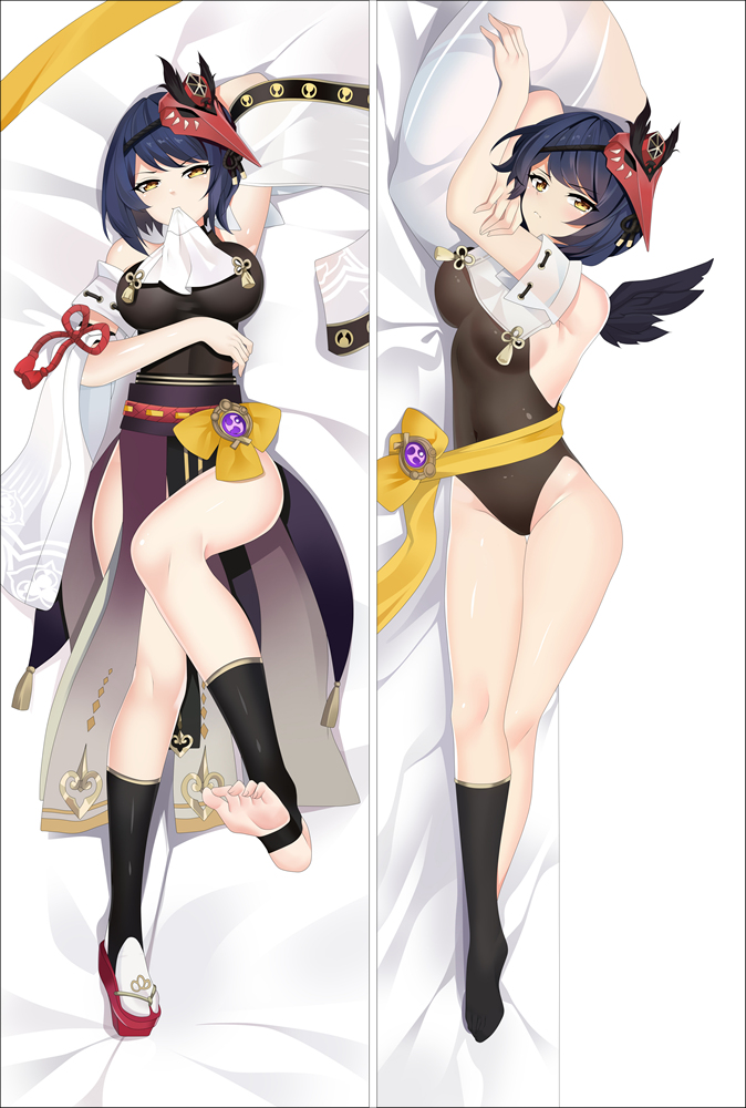 Genshin Impact Sara Anime Dakimakura Japanese Hugging Body Pillow Covers