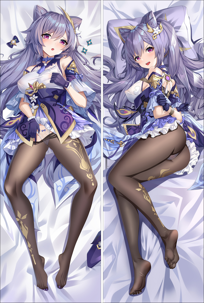 Genshin Impact Keqing Anime Dakimakura Japanese Hugging Body Pillow Covers