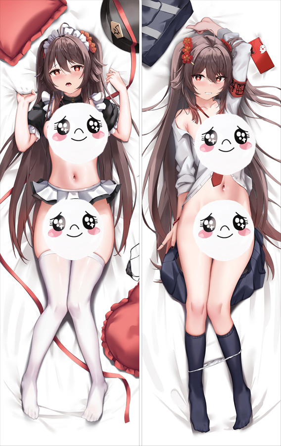 Genshin Impact Hutao Anime Dakimakura Pillow 3D Japanese Lover Pillows