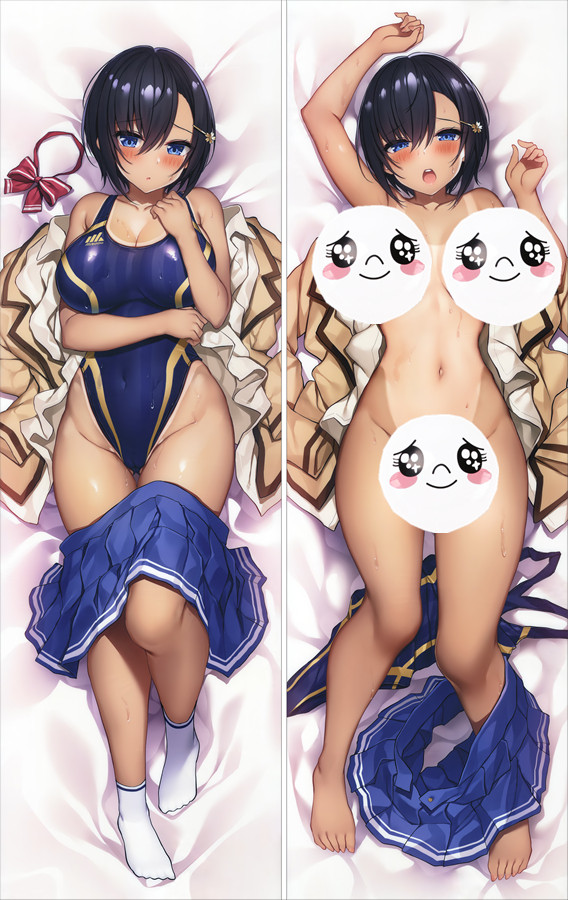 Original brown swimsuit Xe Anime body dakimakura japenese love pillow cover