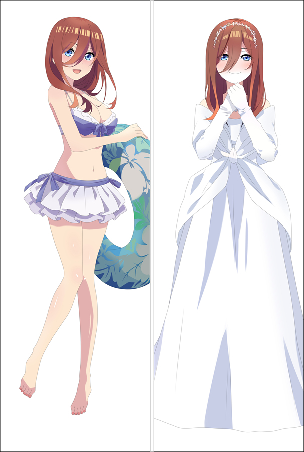 The Quintessential Quintuplets Nakano Miku Anime body dakimakura japenese love pillow cover