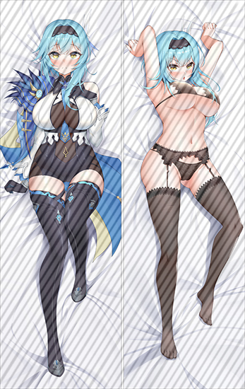 Genshin Impact Eula Anime Dakimakura Pillow 3D Japanese Lover Pillows