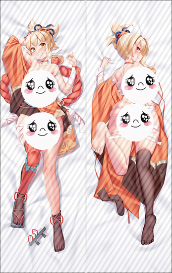 Genshin Impact Yoimiya Anime Dakimakura Pillow 3D Japanese Lover Pillows