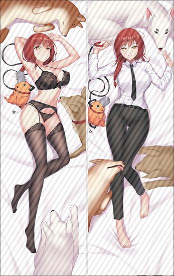 Chainsaw Man Makima Anime Dakimakura Pillow 3D Japanese Lover Pillows