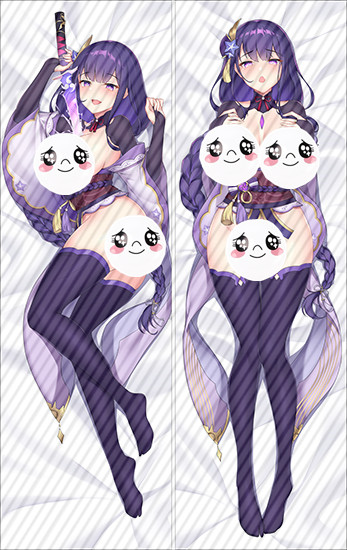 Genshin Impact Raiden Shogun Baal Anime Dakimakura Pillow 3D Japanese Lover Pillows