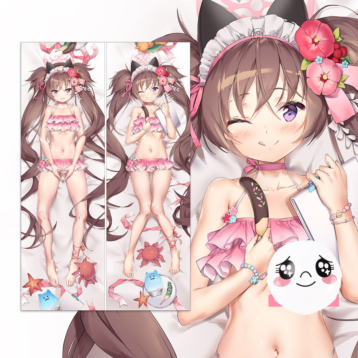 Blue Archive Shizuko Kawawa Anime body dakimakura japenese love pillow cover