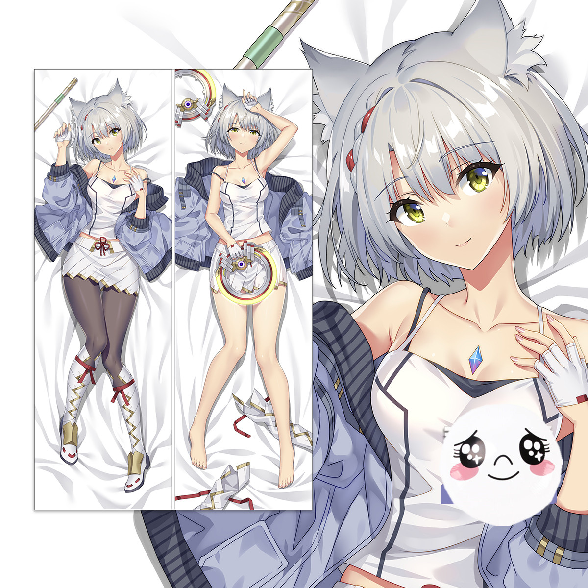 Xenoblade 3 Mio Anime body dakimakura japenese love pillow cover