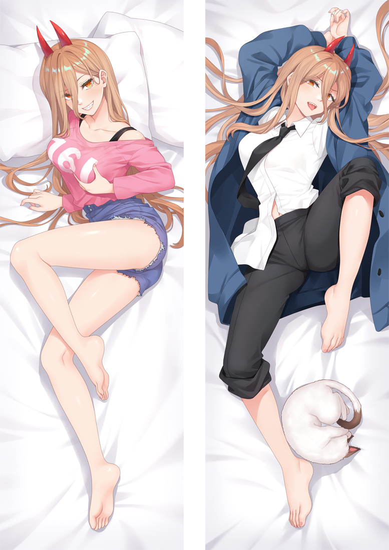 Chainsaw Man Power Anime Dakimakura Pillow 3D Japanese Lover Pillow