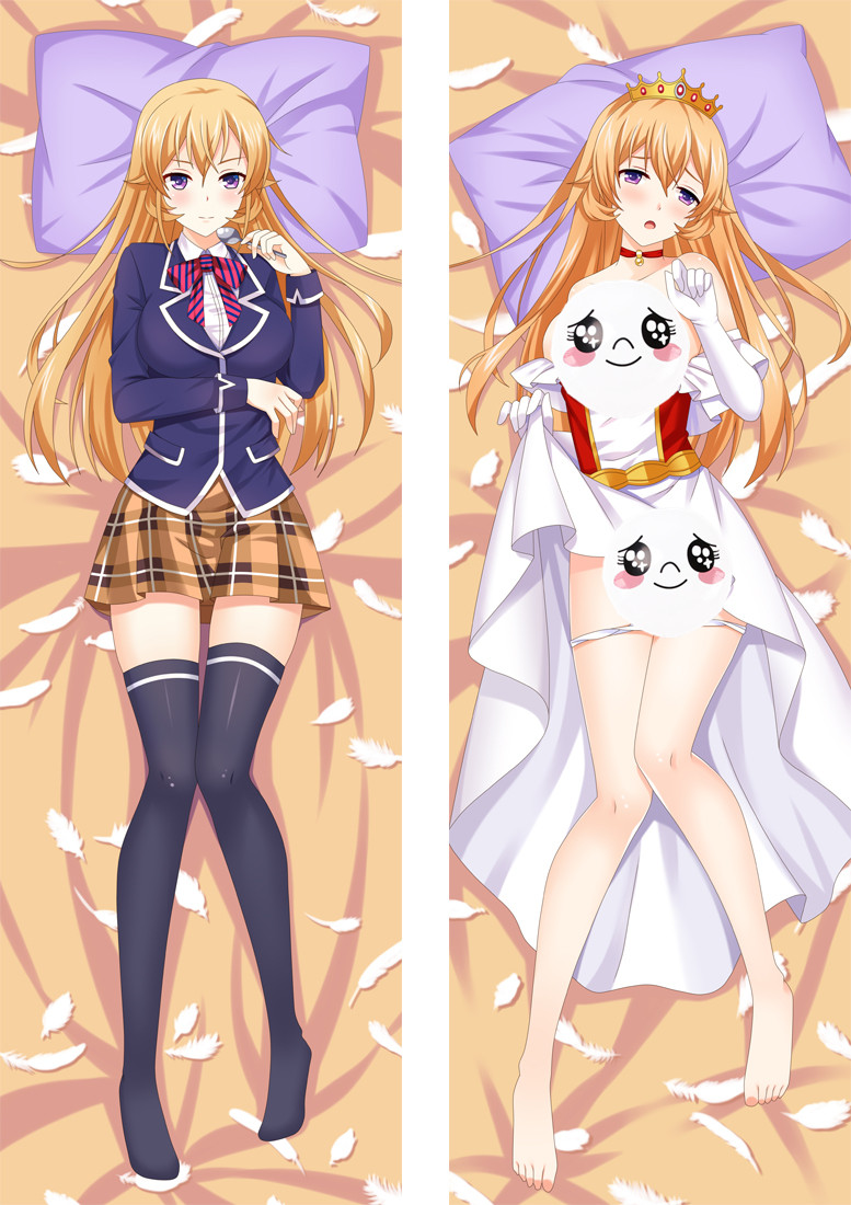 Food Wars! Shokugeki no Soma Erina Nakiri Anime Dakimakura Pillow 3D Japanese Lover Pillow