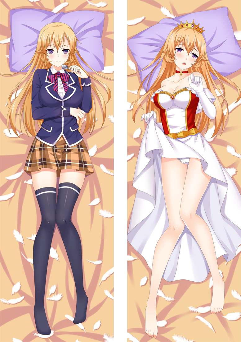 Food Wars! Shokugeki no Soma Erina Nakiri Anime Dakimakura Pillow 3D Japanese Lover Pillow