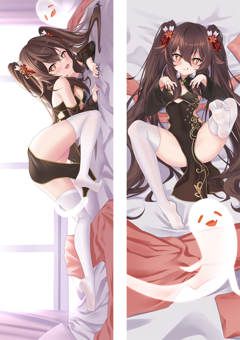 Genshin Impact Hutao Anime Dakimakura Pillow 3D Japanese Lover Pillow