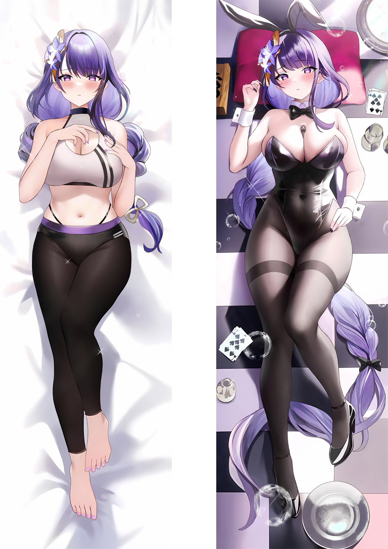 Genshin Impact Keqing Anime Dakimakura Pillow 3D Japanese Lover Pillow