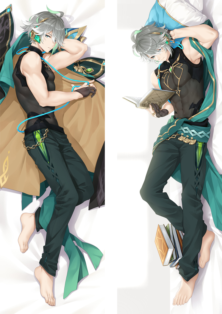 Genshin Impact Alhaitham Anime Dakimakura Pillow 3D Japanese Lover Pillow