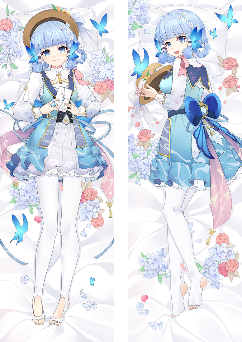 Genshin Impact Kamisato Ayaka Anime Dakimakura Pillow 3D Japanese Lover Pillow