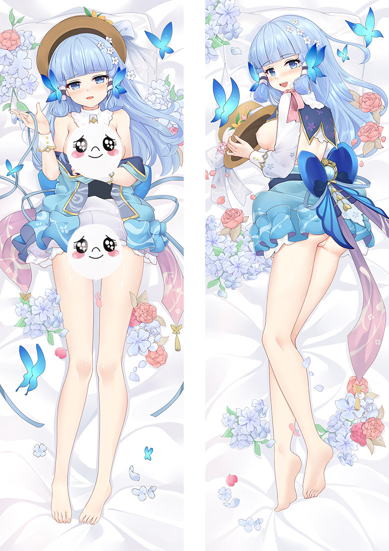 Genshin Impact Kamisato Ayaka Anime Dakimakura Pillow 3D Japanese Lover Pillow