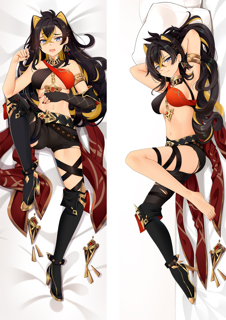 Genshin Impact Dehya Anime Dakimakura Pillow 3D Japanese Lover Pillow