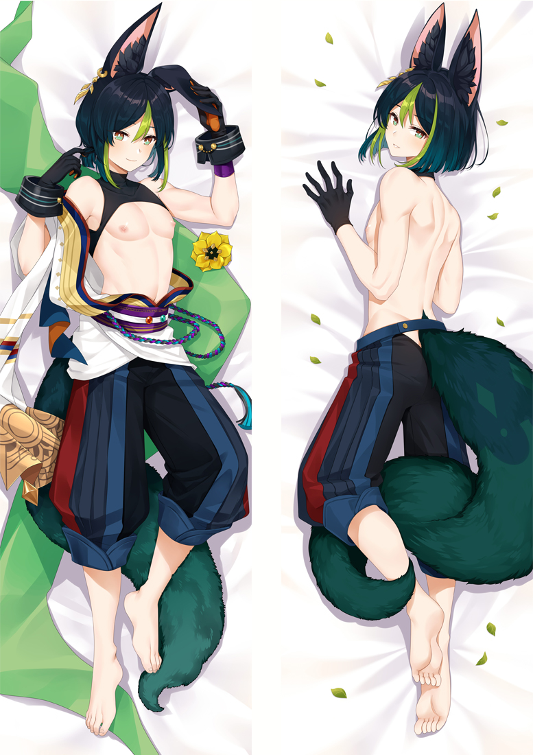 Tighnari Genshin Impact Anime Dakimakura Pillow 3D Japanese Lover Pillow