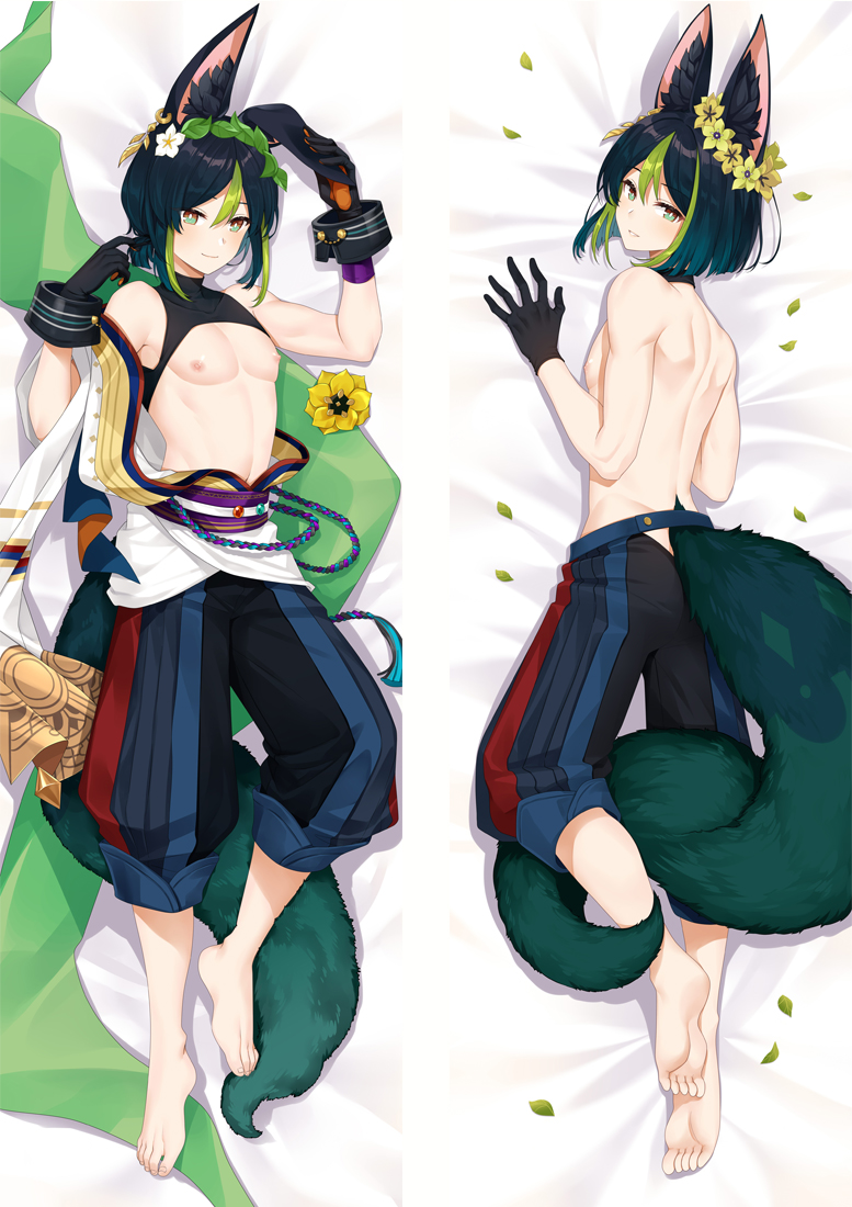 Tighnari Genshin Impact Anime Dakimakura Pillow 3D Japanese Lover Pillow